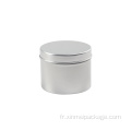 Tin en aluminium de 4 oz de couleur pour pots de bougies